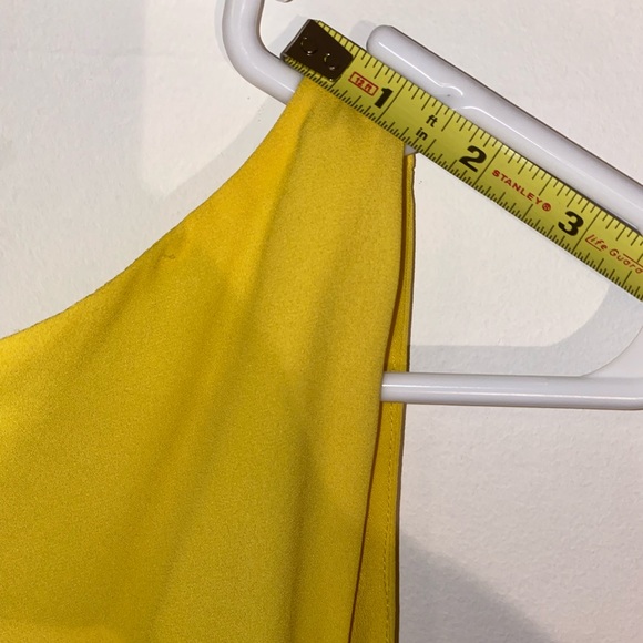 W118 Walter Baker Yellow Tieback Dress - Picture 6 of 7